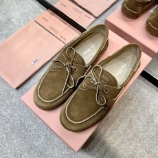 미우미우 페이드 스웨이드 로퍼