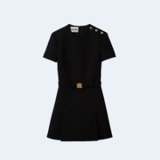 미우미우 그랑 드 뿌드르 미니 드레스