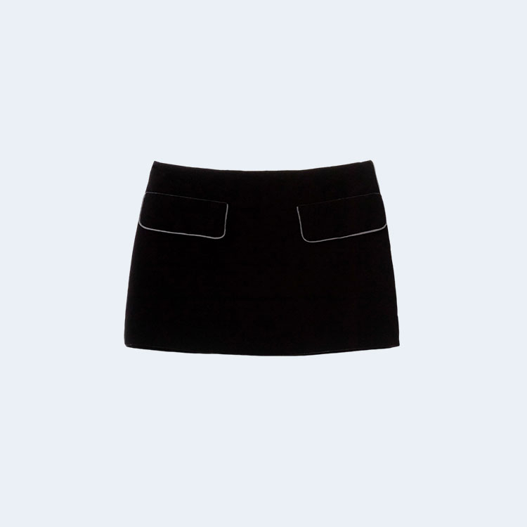 미우미우 벨벳 미니스커트