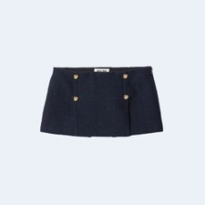 미우미우 트위드 미니 스커트