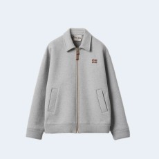 미우미우 저지 블루종 재킷