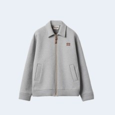 미우미우 저지 블루종 재킷