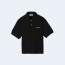 미우미우 코튼 피케 폴로 셔츠 블랙