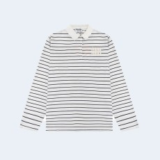 미우미우 뉴 스트라이프 폴로 티셔츠