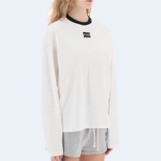 미우미우 롱 슬리브 티셔츠