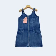 미우미우 코듀로이 데님 미니 드레스