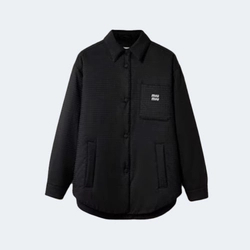 미우미우 다운 패딩 셔츠 재킷