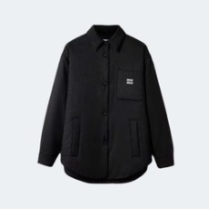 미우미우 다운 패딩 셔츠 재킷