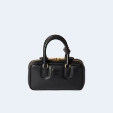 미우미우 미니 아르카디 가죽백 블랙