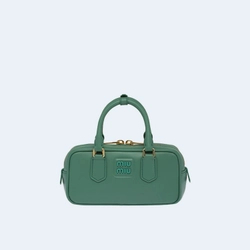 미우미우 레귤러 아르카디 가죽백 그린