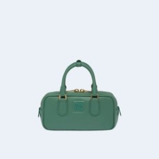 미우미우 레귤러 아르카디 가죽백 그린