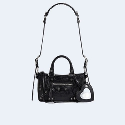 발렌시아가 르 카골 미니 더플 백 블랙