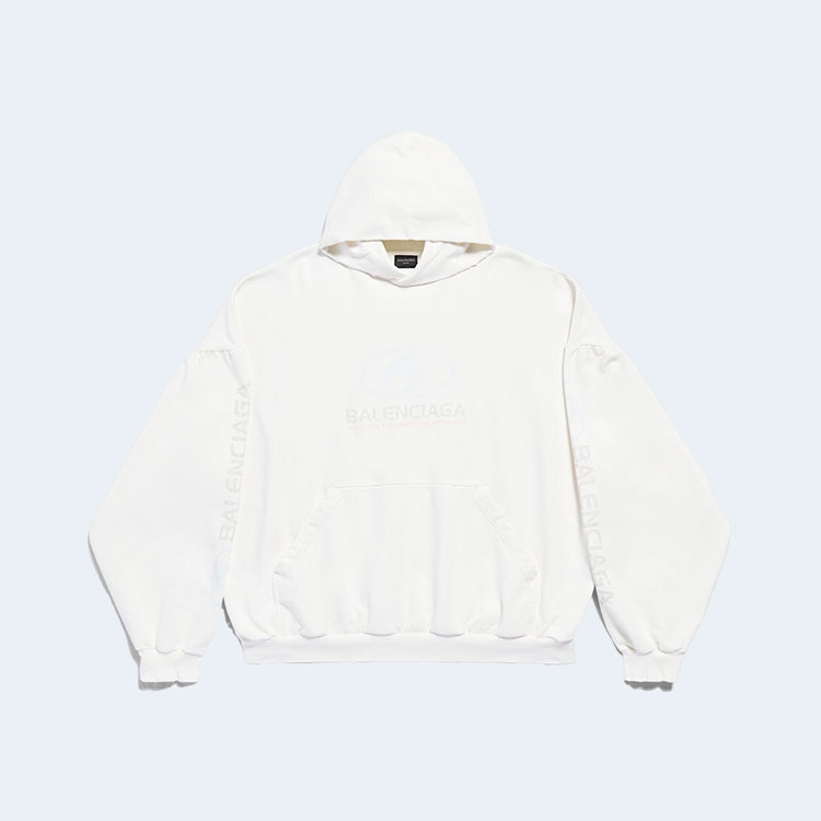 발렌시아가 서퍼 오버사이즈 라운드 후디