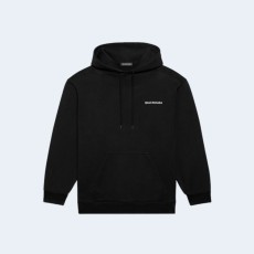 발렌시아가 미디움 핏 로고 후디