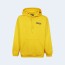 발렌시아가 웨이브 로고 후드 옐로우