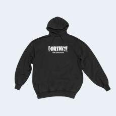 발렌시아가 x FORTNITE 2021 미디엄 핏 후디 블랙