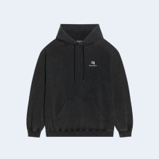 발렌시아가 스포티 B 미디엄 핏 후디