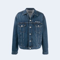 발렌시아가 라지 핏 데님 자켓
