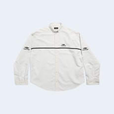 발렌시아가 3B 스포츠 아이콘 오버사이즈 셔츠 화이트