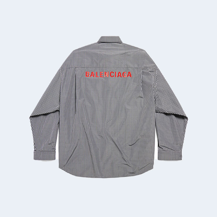 발렌시아가 오버사이즈 핏 코튼 셔츠