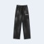 발렌시아가 헤비 듀티 워싱 팬츠 블랙