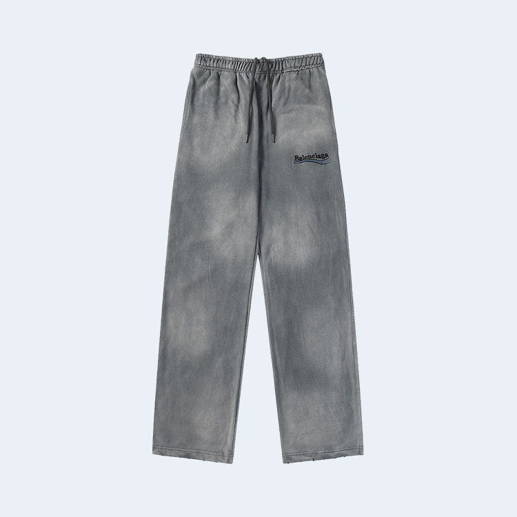 발렌시아가 헤비 듀티 워싱 팬츠 그레이