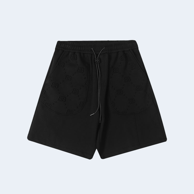 발렌시아가 파리스 드레이프 쇼츠 블랙