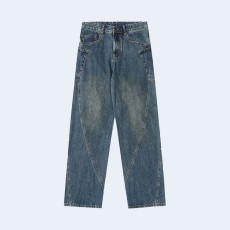 발렌시아가 파리스 핸드 페인팅 데님 팬츠