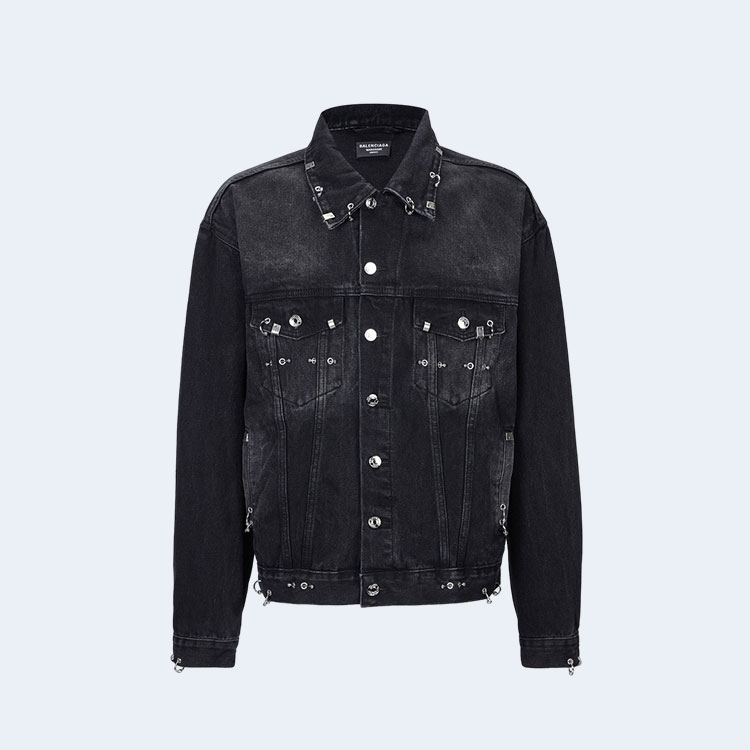 발렌시아가 클립 데님 자켓