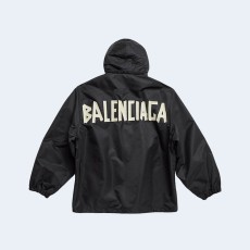 발렌시아가 테이프 쇼트 윈드브레이커