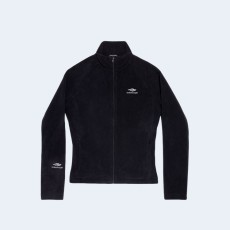 발렌시아가 3B 스포츠 아이콘 집업 자켓 블랙