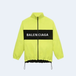 발렌시아가 오버사이즈 울 지퍼 프론트 자켓