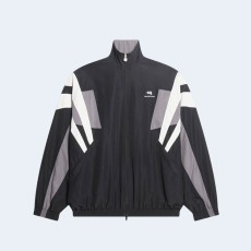 발렌시아가 스포티 B 트랙 자켓 블랙