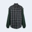 발렌시아가 체크 플란넬 스포츠 셔츠