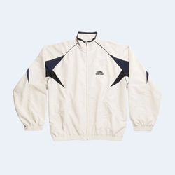 발렌시아가 3B 스포츠 아이콘 트랙수트 재킷 화이트