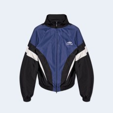 발렌시아가 3B 스포츠 아이콘 오프 숄더 트랙 수트 자켓