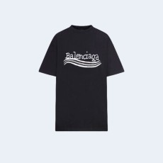 발렌시아가 폴리티컬 로고 반팔