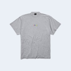 발렌시아가 이베이 인사이드 아웃 오버사이즈 티셔츠 그레이 & 실버