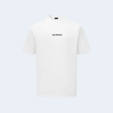 발렌시아가 클래식 로고 티셔츠 화이트