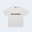 발렌시아가 스탠실 타입 미디움 핏 티셔츠 화이트