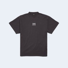 발렌시아가 언더아머 오버사이즈 핏 티셔츠 블랙