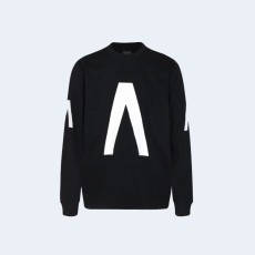 발렌시아가 로고 프린트 롱슬리브 티셔츠