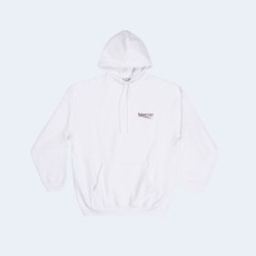 발렌시아가 폴리티컬 캠페인 후드 화이트