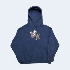 발렌시아가 무스 후디 블루