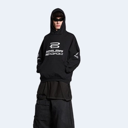 발렌시아가 Ai 제너레이티드 미디엄 핏 후디