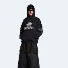 발렌시아가 Ai 제너레이티드 미디엄 핏 후디