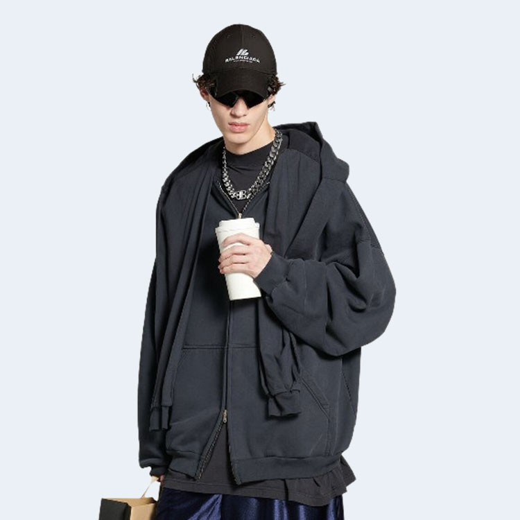 발렌시아가 유니티 스포츠 아이콘 인코그니토 후드집업