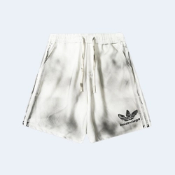 발렌시아가 x 아디다스 블랙 워싱 쇼츠 화이트