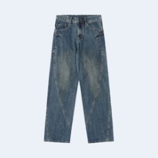 발렌시아가 파리스 핸드 페인팅 데님 팬츠