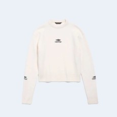 발렌시아가 스키 크루넥 화이트